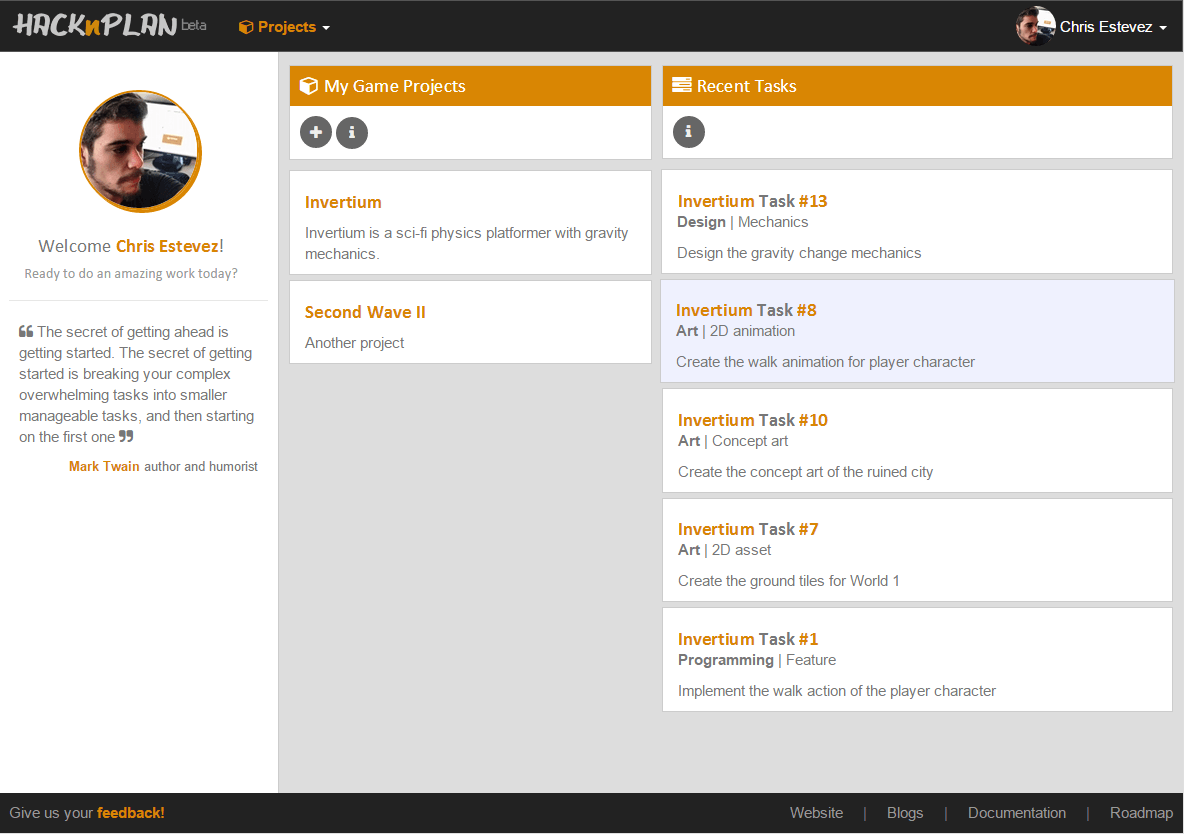 Welcome to HacknPlan!